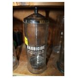 BARBICIDE JAR WITH LID