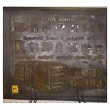 "KERNS BREAD" ENGRAVED PRINTING PLATE
