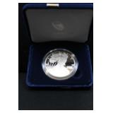 2012 AMERICAN EAGLE SILVER PROOF COIN W/COA AND