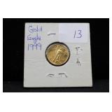 1999 1/10TH OZ. GOLD AMERICAN EAGLE