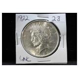 1922 SILVER PEACE DOLLAR