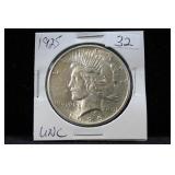 1925 SILVER PEACE DOLLAR