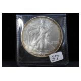 2002 AMERICAN SILVER EAGLE