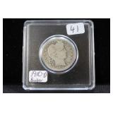 1910-D BARBER QUARTER