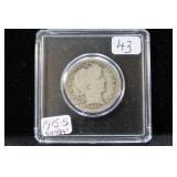 1915-S BARBER QUARTER