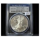 2012-(W) PCGS MS70 THE WEST POINT MINT SILVER