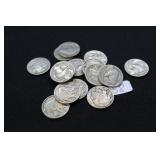 16 MIXED DATES BUFFALO NICKELS