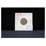 1858 FLYING EAGLE CENT