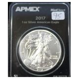 2017 US SILVER AMERICAN EAGLE BU