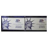 1999 AND 2000 PROOF SETS