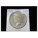 1924 SILVER PEACE DOLLAR