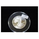 SILVER EAGLE PROOF-THEMED 1/2 OZ TROY SILVER