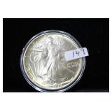 1OZ SILVER SUNSHINE MINT WITH EAGLE ROUND .999