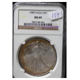 1989 SILVER EAGLE NGC MS69