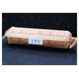 ROLL OF 50 1800S-1908 MIXED INDIAN HEAD PENNIES