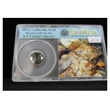 CALIFORNIA 49ER GOLD RECOVERED FROM THE SS