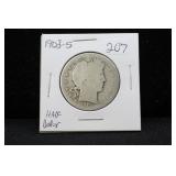 1903-S BARBER SILVER HALF DOLLAR