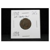 1898 INDIAN HEAD CENT XF "CLEAR LIBERTY"