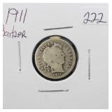 1911 BARBER DIME