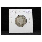 1899 BARBER DIME