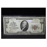 1929 $10 EAST TN NAT. BANK OF KNOXVILLE -NATIONAL