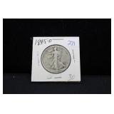 1945-D WALKING LIBERTY HALF DOLLAR