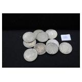 10 V NICKELS, MIXED DATES, 1 NICE 1883