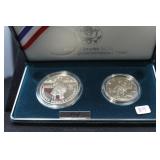 1992 US MINT COLUMBUS QUINCENTENARY 2-COIN PROOF