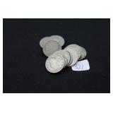 13 MIXED DATE LIBERTY V NICKELS 1900-1912 MIXED