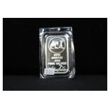 1OZ SILVER BAR, SILVERTOWNE WITH PROSPECTOR .999