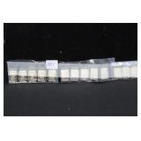 PACK OF (13) 1 GRAM FINE SILVER BARS WITH CROWN