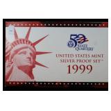 1999 SILVER PROOF SET KEY DATE