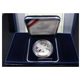 LEWIS AND CLARK PROOF SILVER DOLLAR W BOX PAPERS