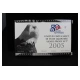 2005 SILVER PROOF QUARTER SET
