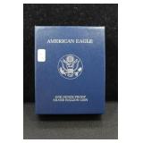 2004 PROOF SILVER EAGLE W BOX PAPERS