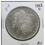 1882 O MORGAN DOLLAR  AU