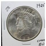 1925 PEACE DOLLAR CHOICE BU