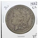 1882 CC MORGAN DOLLAR VF
