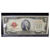 1928 TWO DOLLAR RED SEAL