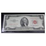 GEM BU TWO DOLLAR RED SEAL 1953