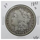 1891 S MORGAN DOLLAR  VG
