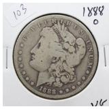 1888 O MORGAN DOLLAR  VG