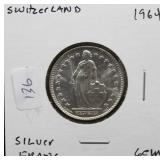 SWISS SILVER FRANC  GEM +
