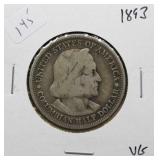 1893 COLUMBIAN EXPO HALF DOLLAR   VG
