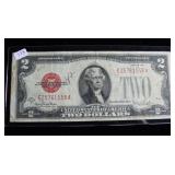 1928 TWO DOLLAR RED SEAL