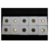 10 INDIAN HEAD CENTS