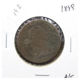1898 LARGE CENT   AG