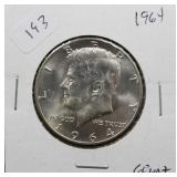 1964 KENNEDY HALF DOLLAR  GEM+