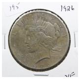 1926 PEACE DOLLAR  VF