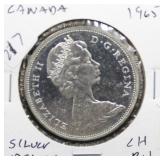 1965 CANADA SILVER DOLLAR CHOICE BU